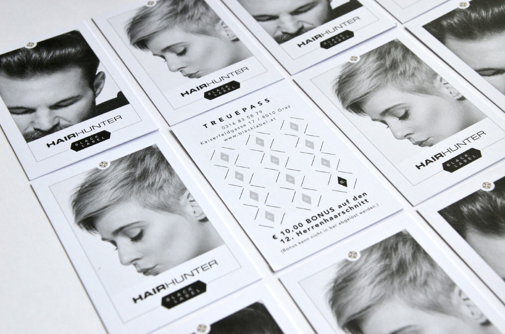 Hairhunter Blacklabel - Print Design