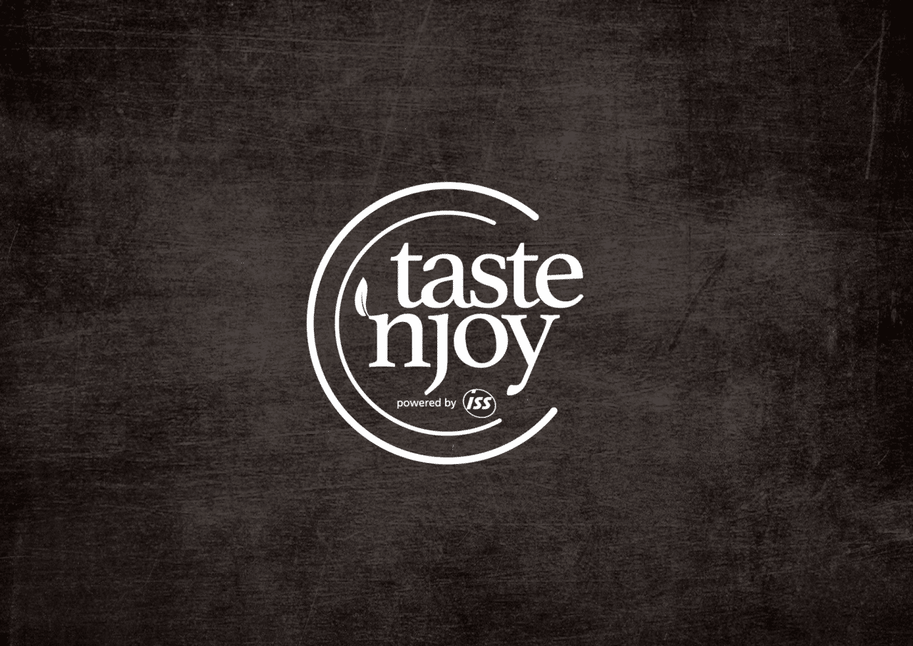 Logo Taste'njoy powered by ISS by Werbeagentur Morre