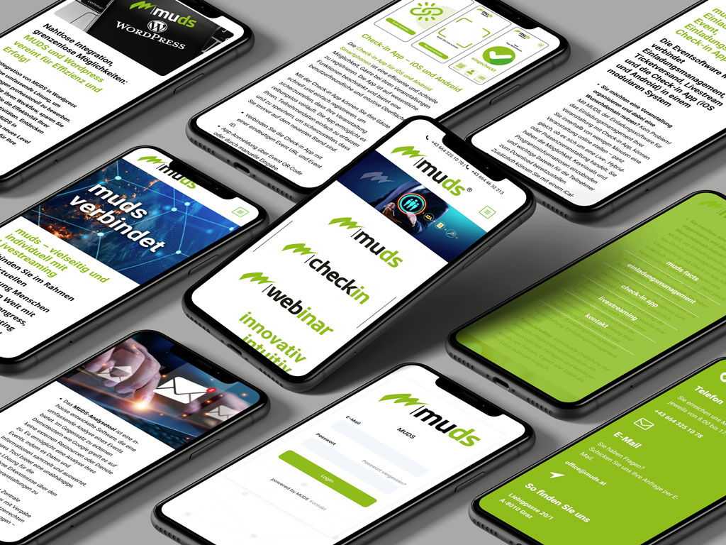 Website MUDS mobil